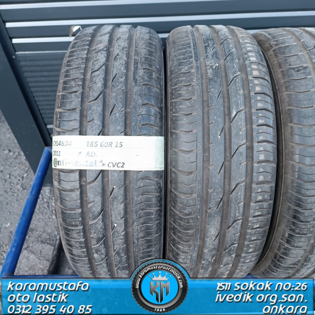 185 60 R 15 CONTINENTAL CVC2 84T * 2011 * 4 ADET * CYL4834