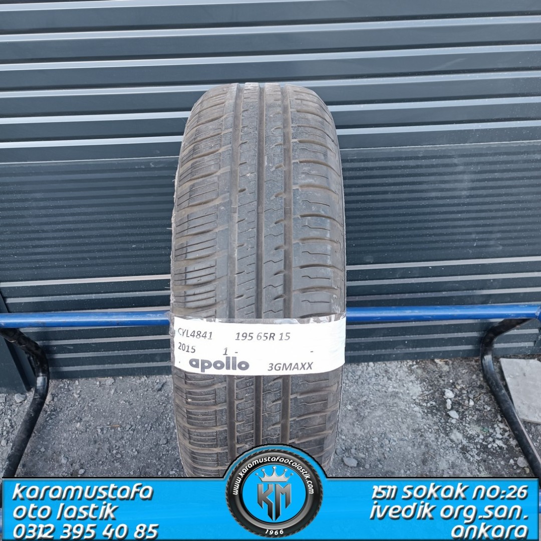 195 65 R 15 APOLLO 3G MAXX 95T * 2015 * 1 ADET * CYL4841