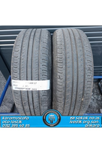 225 60 R 17 HANKOOK K415 99H * 2013 * 2 ADET * CYL4843