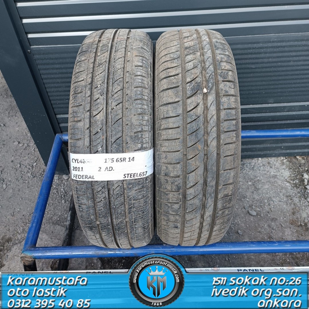 175 65 R 14 FEDERAL STEEL657 82T * 2011 * 2 ADET * CYL4858