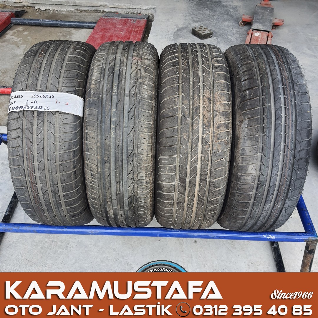 195 60 R 15 GOODYAR EG 88V * 2015 * 4 ADET * CYL4865