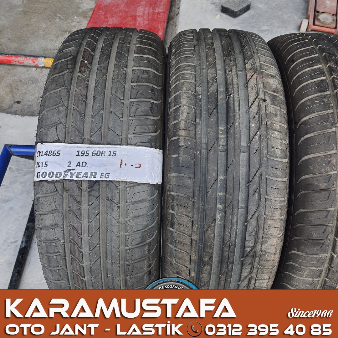 195 60 R 15 GOODYAR EG 88V * 2015 * 4 ADET * CYL4865