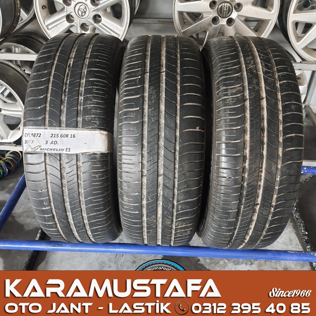 215 60 R 16 MICHELIN ES 95V * 2017 * 3 ADET * CYL4872