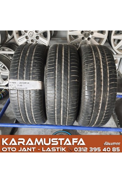 215 60 R 16 MICHELIN ES 95V * 2017 * 3 ADET * CYL4872 **
