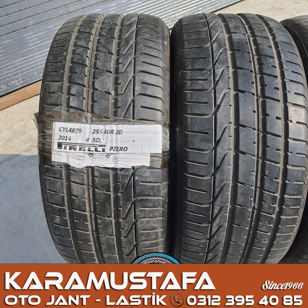 255 40 R 20 * 295 35 R 20 PIRELLI PZERO 101Y * 2014 * 4 ADET * CYL4879
