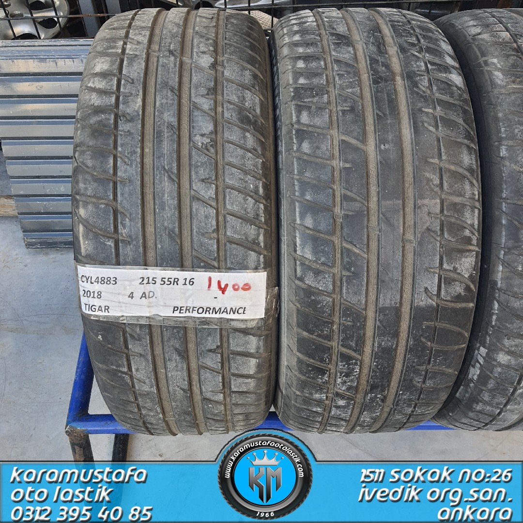 215 55 R 16 TIGAR PERFORMANCE 97H * 2018 * 4 ADET * CYL4883