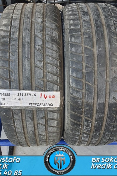 215 55 R 16 TIGAR PERFORMANCE 97H * 2018 * 4 ADET * CYL4883 **