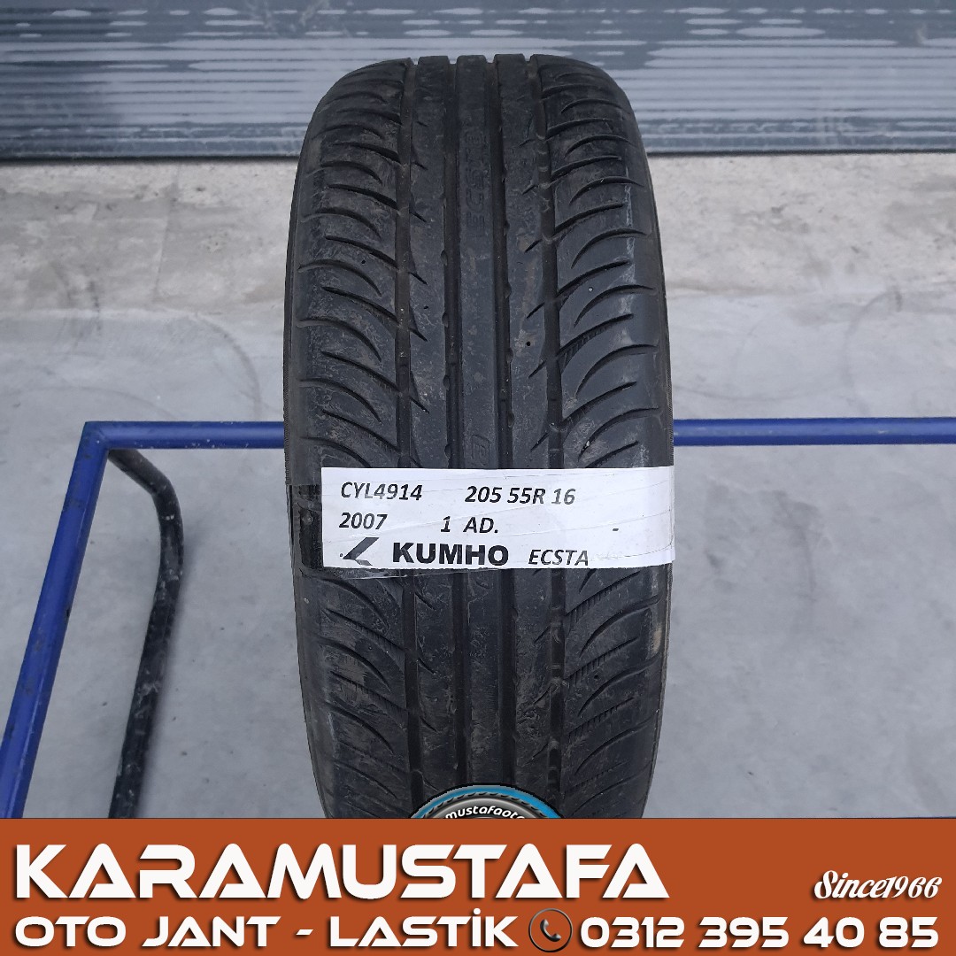 205 55 R 16 KUMHO  ECSTA * 2007 * 1 ADET * CYL4914