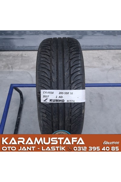 205 55 R 16 KUMHO  ECSTA * 2007 * 1 ADET * CYL4914 **