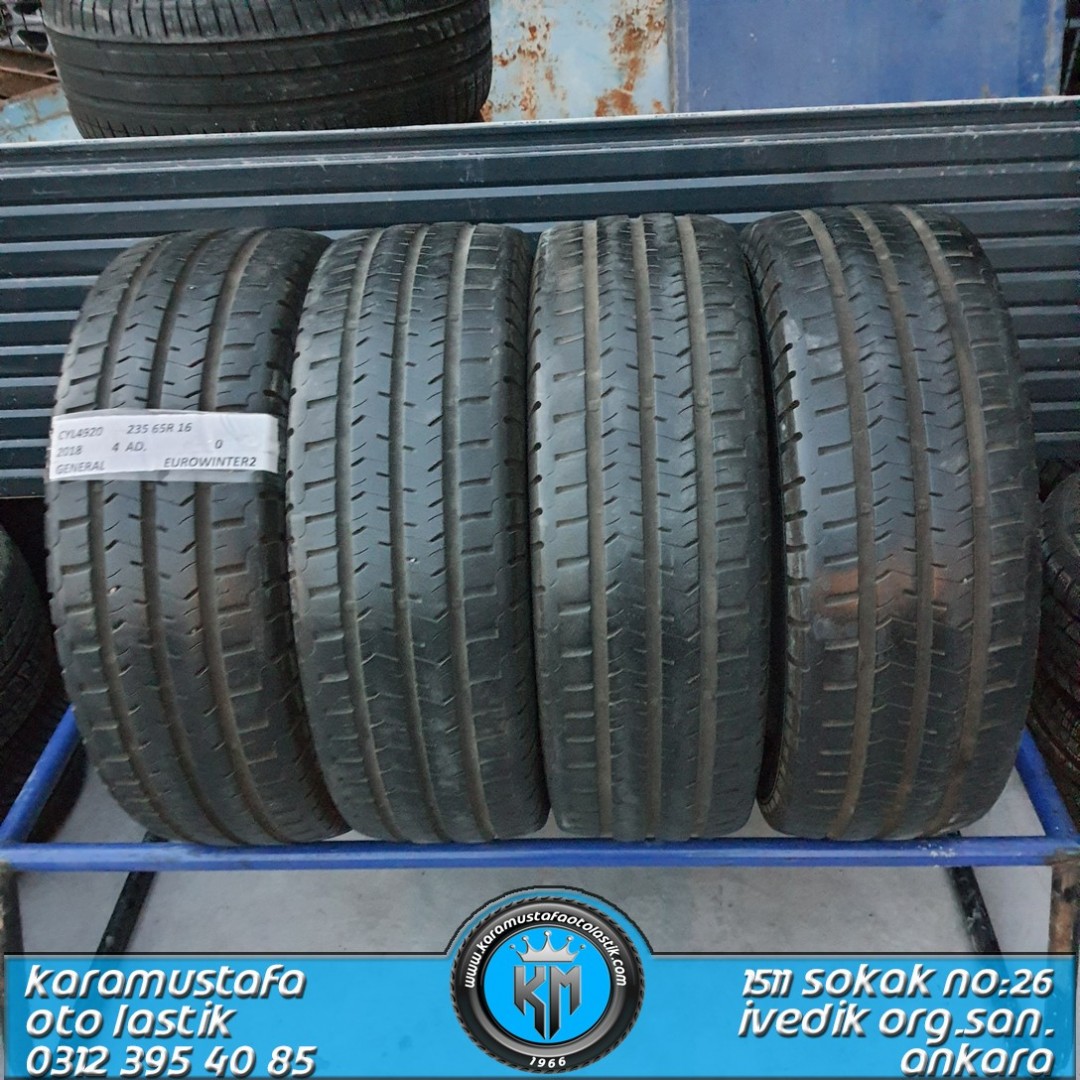 235 65 R 16 GENERAL EUROVAN 113R * 2018 * 4 ADET * CYL4920