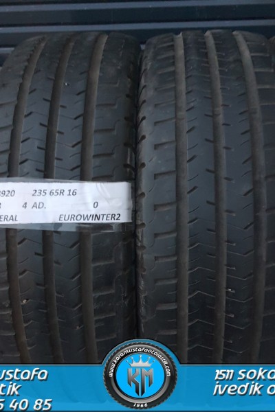 235 65 R 16 GENERAL EUROVAN 113R * 2018 * 4 ADET * CYL4920 **