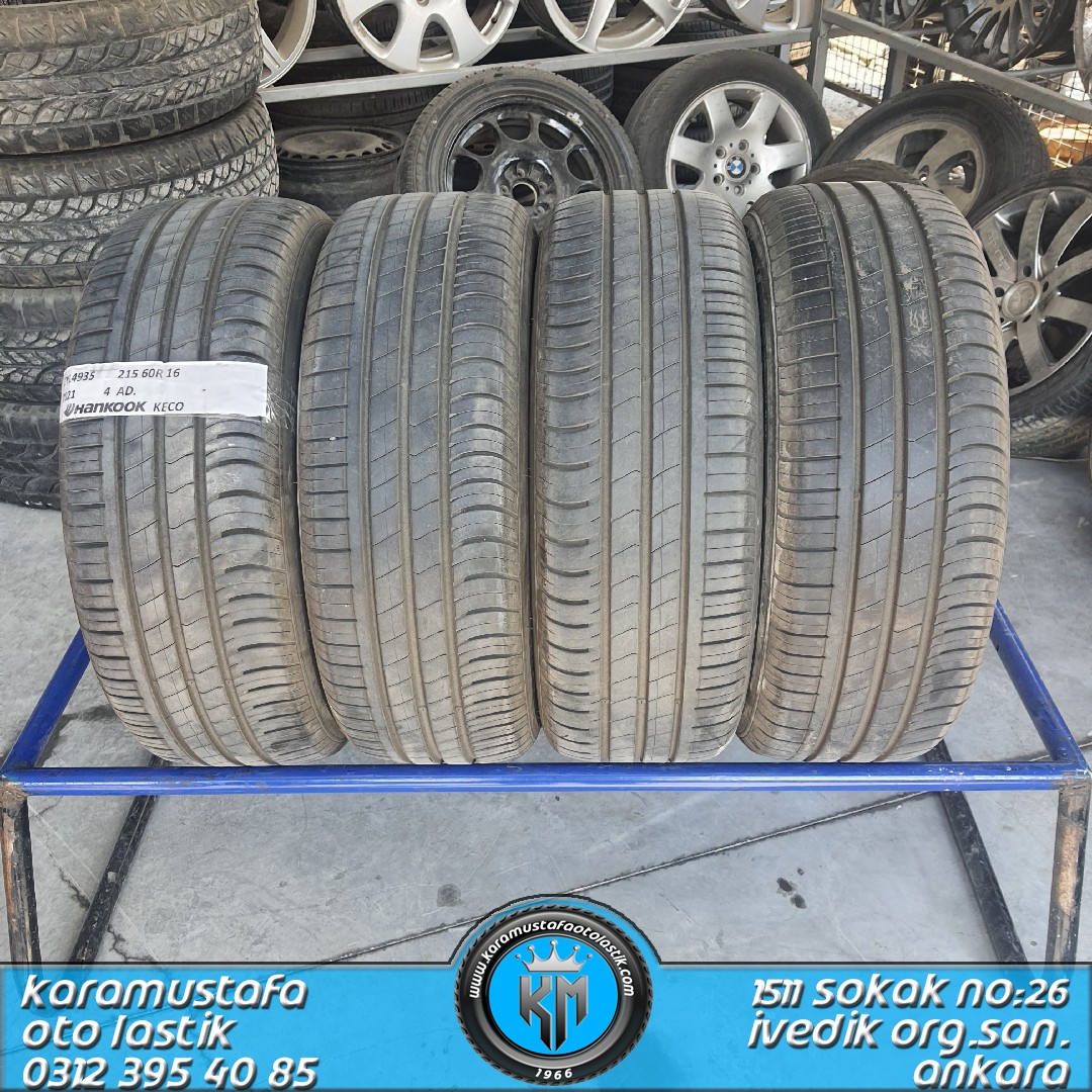 215 60 R 16 HANKOOK 95V * 2021 * 4 ADET * CYL4935