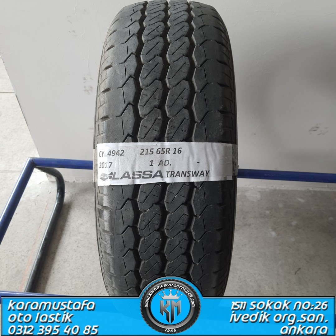 215 65 R 16 LASSA TARNSWAY 109R * 2017 * 1 ADET * CYL4942