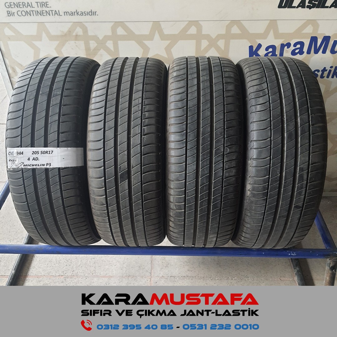 205 50 R 17 MICHELIN PRIMACY3 93V * 2017 * 4 ADET * CYL4944