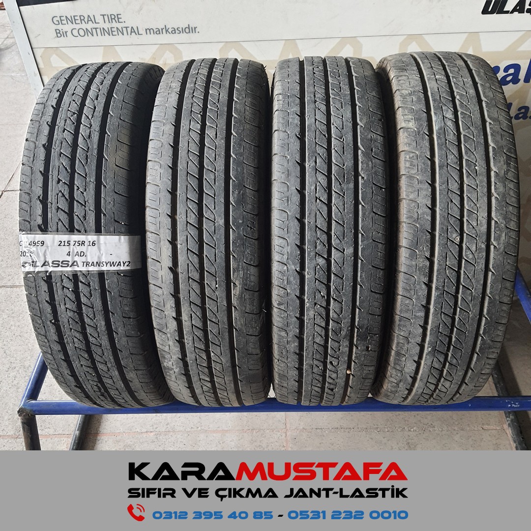 215 75 R 16 LASSA TRANSWAY2 116R * 2018 * 4 ADET * CYL4959