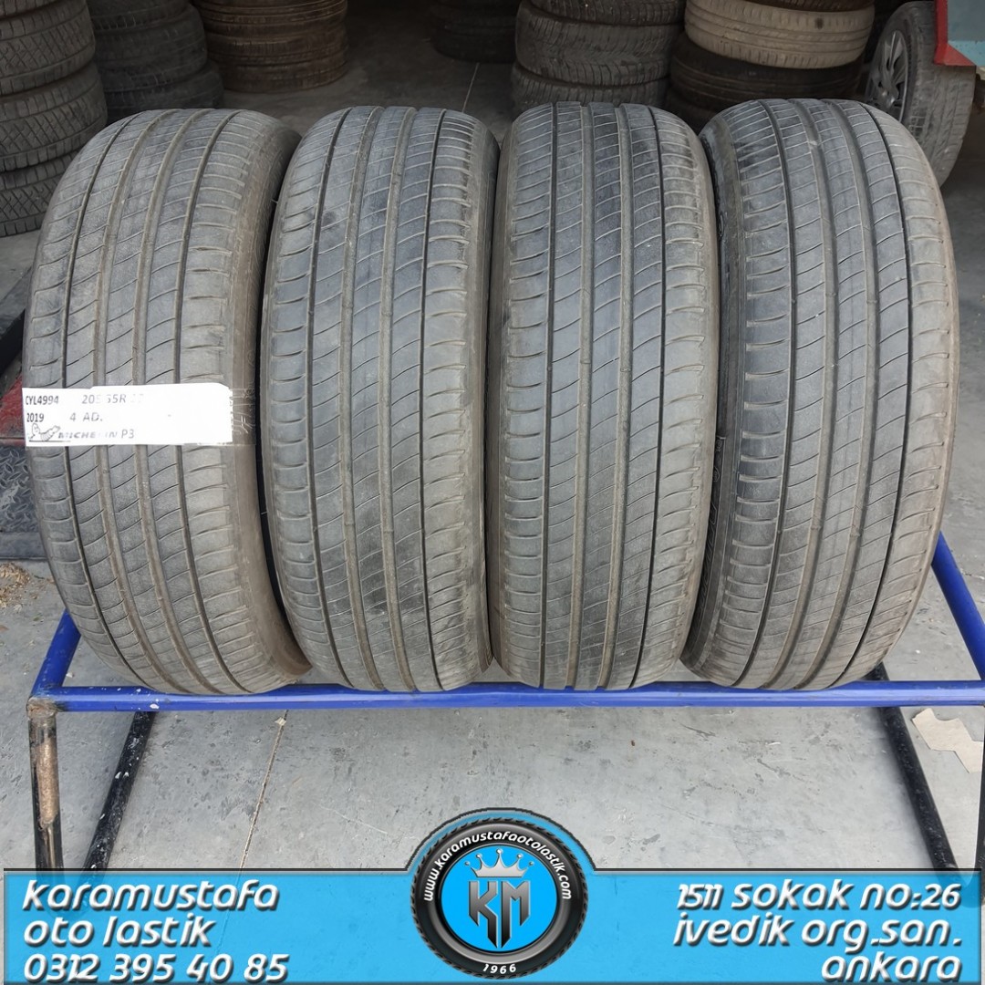 205 55 R 19 MICHELIN P3 97V * 2019 * 4 ADET * CYL4994