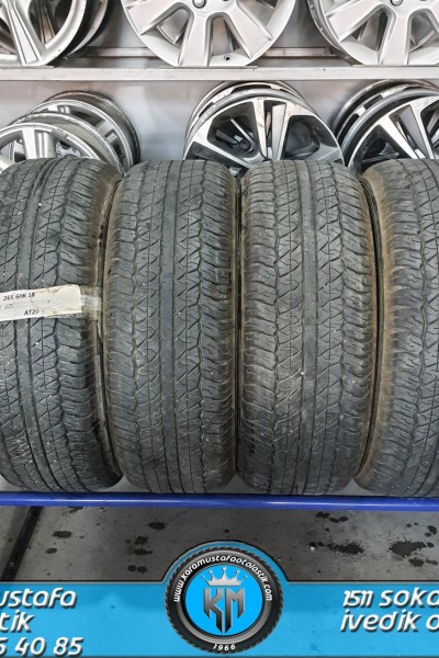 265 60 R 18 DUNLOP AT20 110H * 2020 * 2 ADET * CYL5002 **
