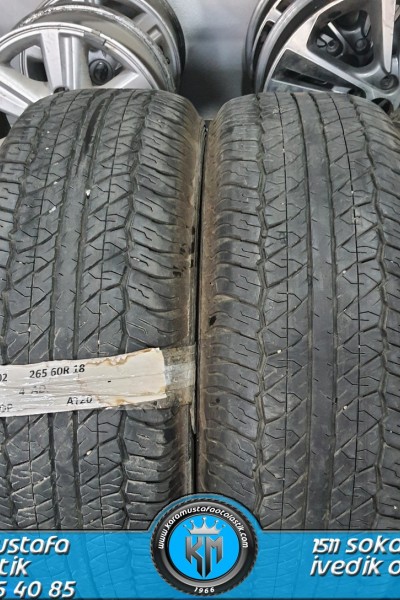 265 60 R 18 DUNLOP AT20 110H * 2020 * 2 ADET * CYL5002 **