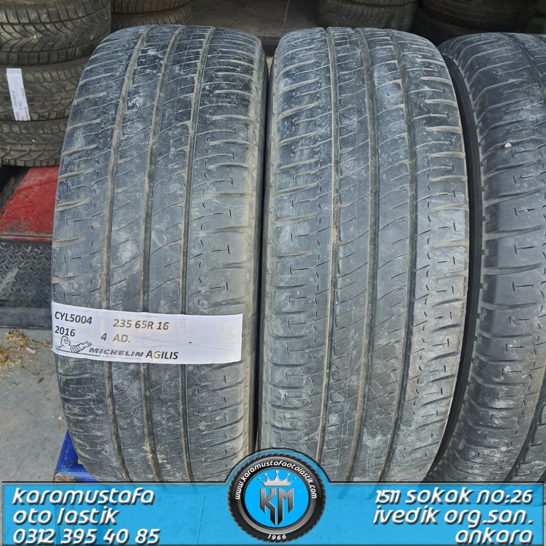 235 65 R 16 MICHELIN AGILIS 115R * 2016 * 4 ADET * CYL5004