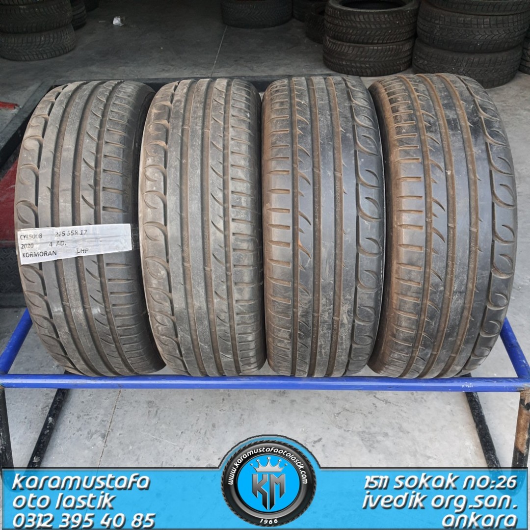 225 55 R 17 KORMORAN UHP 101W * 2020 * 4 ADET * CYL5008