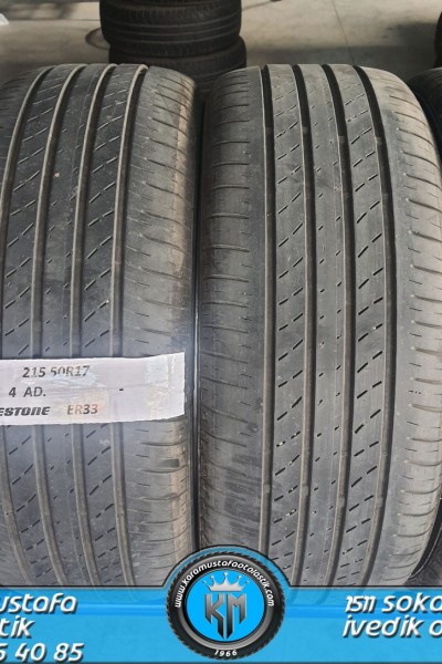 215 50 R 17 BRIDGESTONE ER33 91V * 2019 * 4 ADET * CYL5017