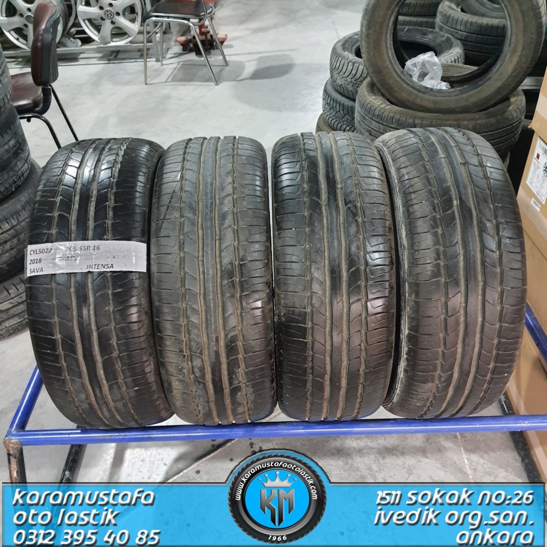 205 55 R 16 SAVA INTENSA 91V * 2018 * 4 ADET * CYL5022