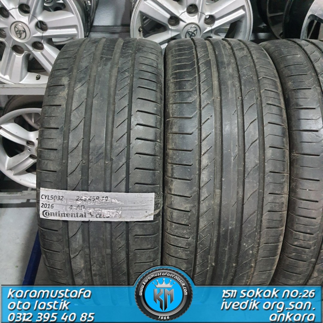245 45 R 19 CONTINENTAL CEC5 98W * 2016 * 4 ADET * CYL5032