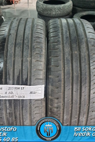 215 55 R 17 CONTINENTAL CEC5 JELLİ 94V * 2015 * 4 ADET * CYL5034 **