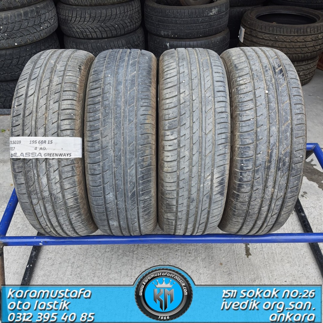 195 60 R 15 LASSA GREENWAYS 88H * 2017 * 4 ADET  * CYL5039