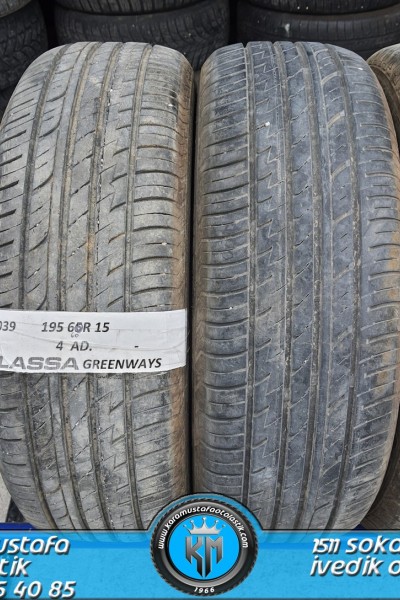 195 60 R 15 LASSA GREENWAYS 88H * 2017 * 4 ADET  * CYL5039