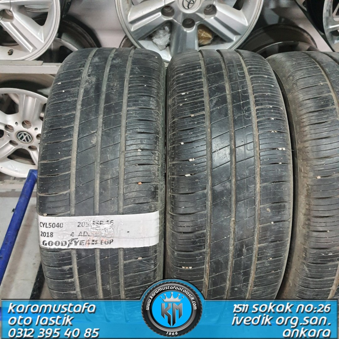 205 55 R 16 GOODYEAR EGP 91V * 2018 * 3 ADET * CYL5040