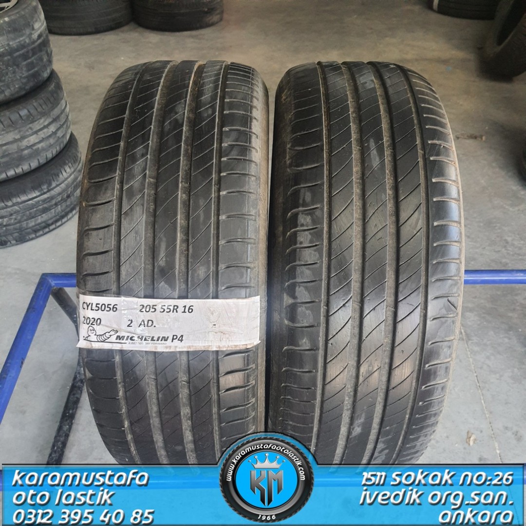 205 55 R 16 MICHELIN PRIMACY4 91V * 2020 * 2 ADET * CYL5056