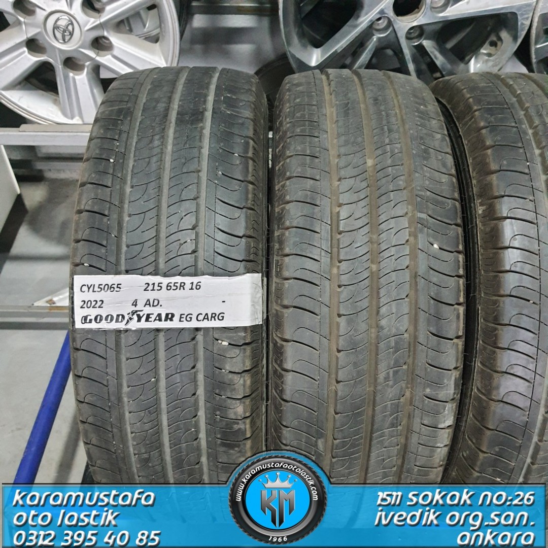 215 65 R 16 GOODYEAR EG CARGO 109T * 2022 * 4 ADET * CYL5065