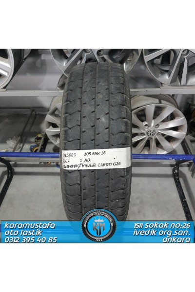 205 65 R 16 GOODYEAR CARGO G26 109T * 2007 * 1 ADET * CYL5083
