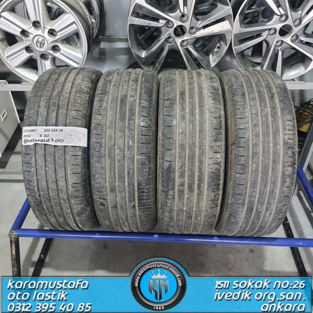 205 55 R 16 CONTINENTAL CPC5 91V * 2016 * 4 ADET * CYL5087