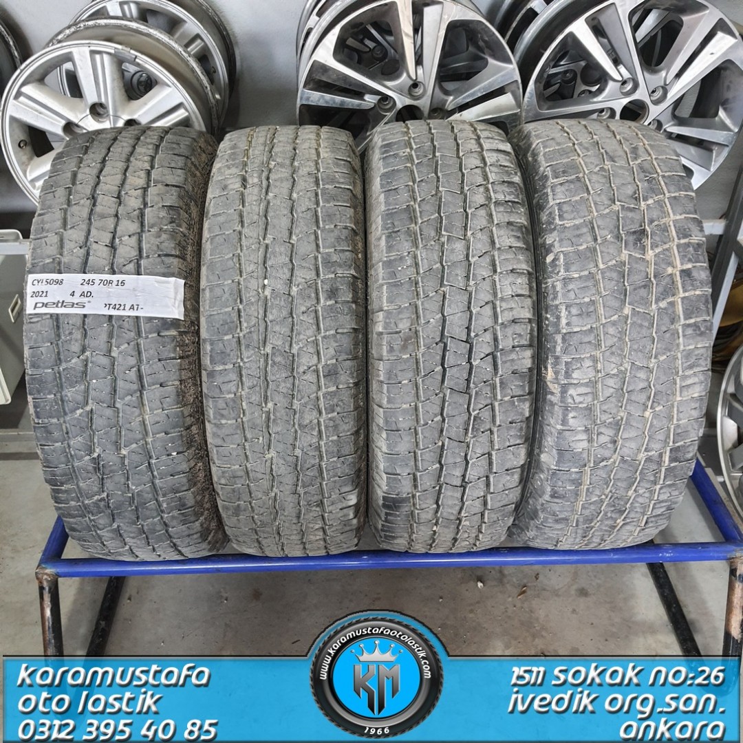 245 70 R 16 PETLAS PT741 AT 111T * 2021 * 4 ADET * CYL5098