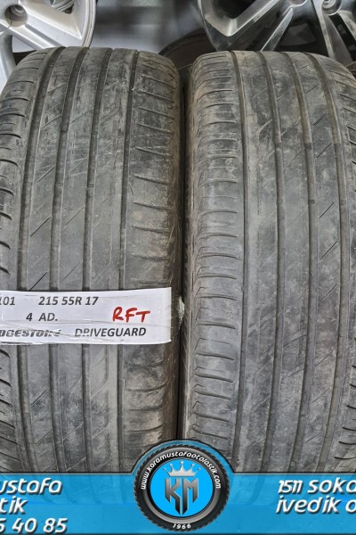 215 55 R 17 BRIDGESTONE DRIVEGUARD 98W RFT * 2017 * 1 ADET * CYL5101 **