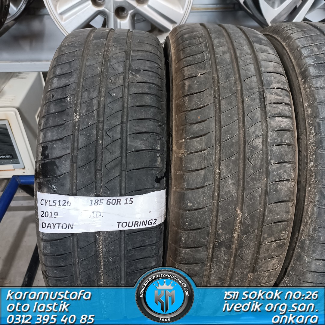 185 60 R 15 DAYTON TOURING2 88H * 2019 * 3 ADET * CYL5126