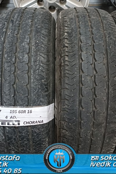 195 60 R 16 PIRELLI CHORONA 99T * 2016 * 4 ADET * CYL5127 **