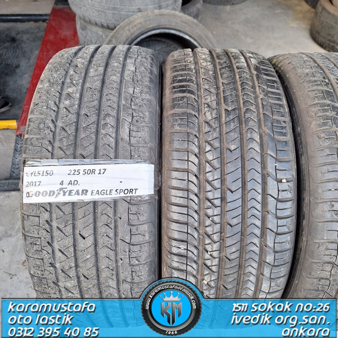 225 50 R 17 GOODYEAR EAGLE SPORT * 2017 * 4 ADET * CYL5150
