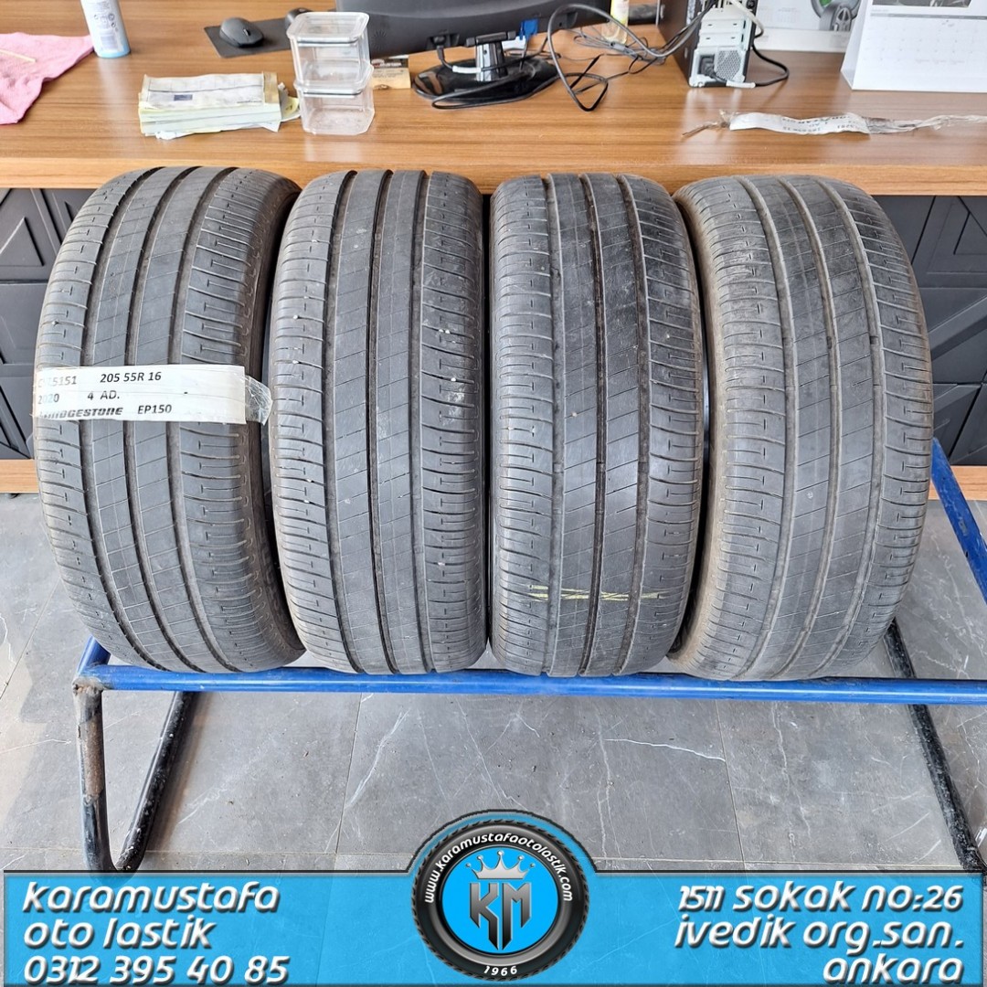 205 55 R 16 BRIDGESTONE EP150 91V * 2020 * 4 ADET * CYL5151