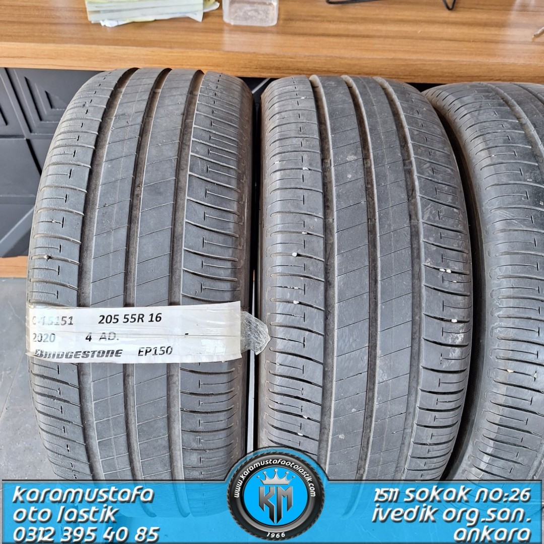 205 55 R 16 BRIDGESTONE EP150 91V * 2020 * 4 ADET * CYL5151