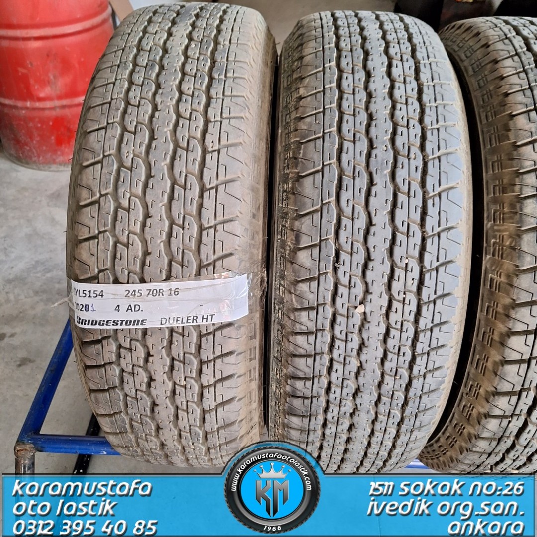 245 70 R 16 BRIDGESTONE DULELER HT 111S * 2020 * 4 ADET * CYL5153