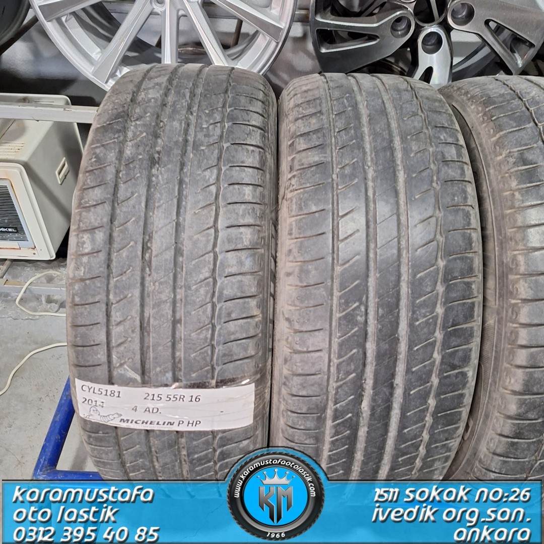 215 55 R 16 MICHELIN PRIMACY HP 93H * 2014 * 4 ADET * CYL5181
