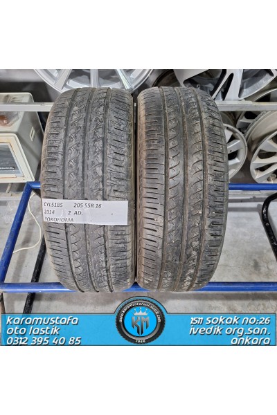 205 55 R 16 YOKOHOMA 91V * 2014 * 2 ADET * CYL5185