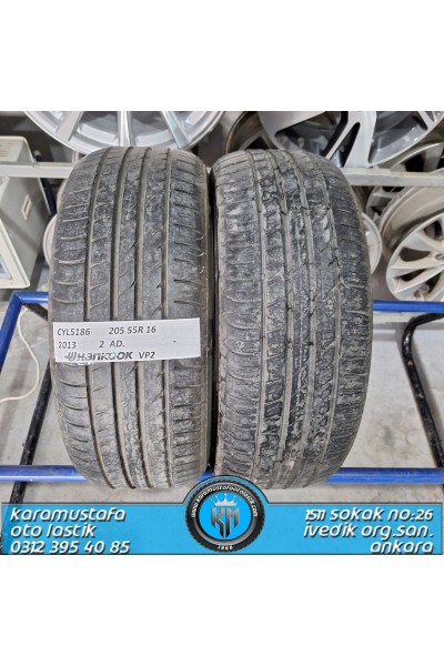 205 55 R 16 HANKOOK VENTUSPRIME2 91H * 2013 * 2 ADET * CYL5186