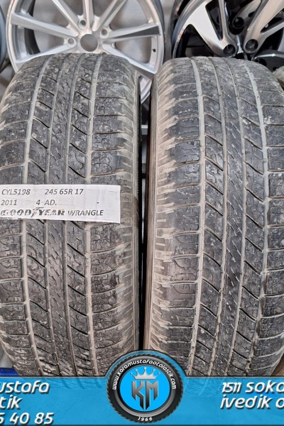 245 65 R 17 GOODYEAR WRANGLER 107H * 2011 * 4 ADET * CYL5198
