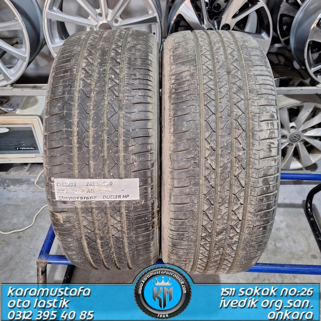265 50 R 20 BRIDGESTONE DUELER HP 106V * 2008 * 2 ADET * CYL5203