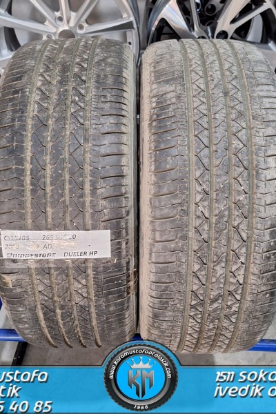 265 50 R 20 BRIDGESTONE DUELER HP 106V * 2008 * 2 ADET * CYL5203