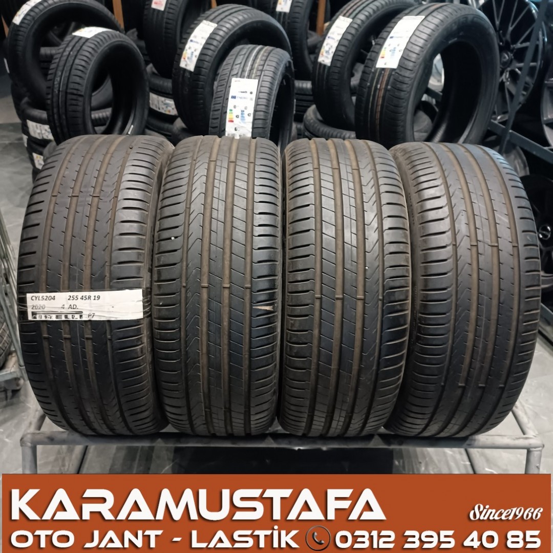 255 45 R 19 PIRELLI P7 104V * 2020 * 4 ADET * CYL5204